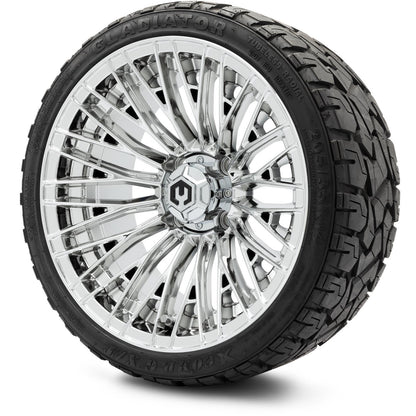 MODZ® 14" Reaper Chrome Wheels & Off-Road Tires Combo (Arisun X-Trail All-Terrain 23x10-14)