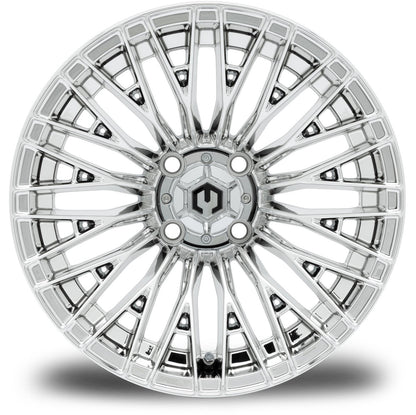 MODZ® 14" Reaper Chrome Wheels & Off-Road Tires Combo (MODZ Gripz 23x10-14)
