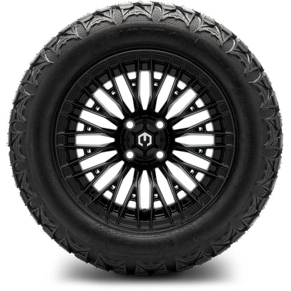 MODZ® 14" Reaper Glossy Black Wheels & Off-Road Tires Combo (Arisun X-Trail All-Terrain 23x10-14)