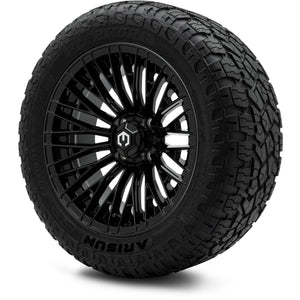 MODZ® 14" Reaper Glossy Black Wheels & Off-Road Tires Combo (Arisun X-Armory All-Terrain 23x10-14 Radial)