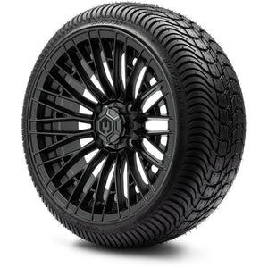 MODZ® 14" Reaper Titanium Gunmetal Wheels & Street Tires Combo (Arisun X-Sport 205/30-14)