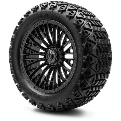 MODZ® 14" Reaper Titanium Gunmetal Wheels & Off-Road Tires Combo (Xcomp Gladiator 23-10-14 Radial)
