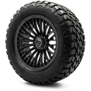 MODZ® 14" Reaper Titanium Gunmetal Wheels & Off-Road Tires Combo (MODZ Gripz 23x10-14)