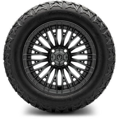 MODZ® 14" Reaper Titanium Gunmetal Wheels & Off-Road Tires Combo (Arisun X-Armory All-Terrain 23x10-14 Radial)