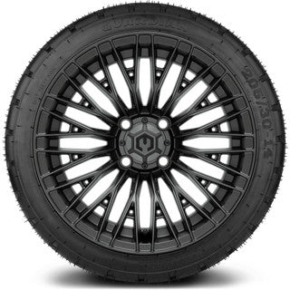 MODZ® 14" Reaper Titanium Gunmetal Wheels & Street Tires Combo (MODZ Guardian 205/30-14)