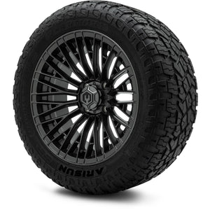 MODZ® 14" Reaper Titanium Gunmetal Wheels & Off-Road Tires Combo (Arisun X-Armory All-Terrain 23x10-14 Radial)