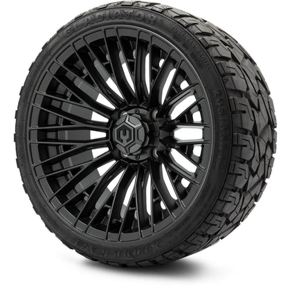 MODZ® 14" Reaper Titanium Gunmetal Wheels & Off-Road Tires Combo (Arisun X-Armory All-Terrain 23x10-14 Radial)