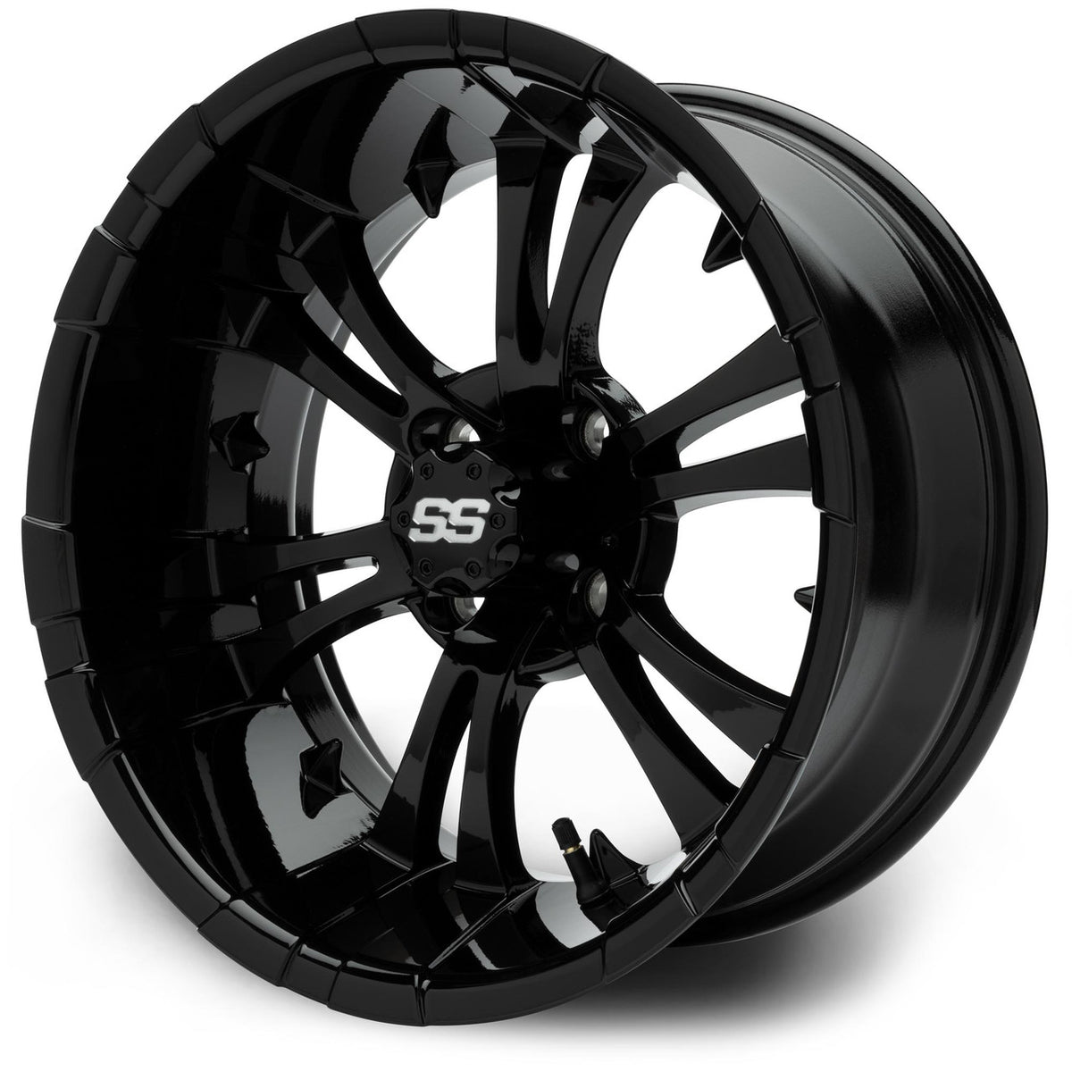 MODZ® 15" Vampire Glossy Black Wheels & Off-Road Tires Combo (Arisun X-Trail All-Terrain 23x10-15)