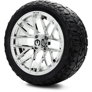 MODZ® 15" Matrix Chrome Wheels & Off-Road Tires Combo (Xcomp Gladiator Steel Belted Radial 23x10-15)