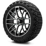 MODZ® 15" Matrix Matte Black Wheels & Off-Road Tires Combo (Arisun X-Trail All-Terrain 23x10-15)