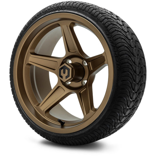 MODZ® 15" Drift Matte Bronze Wheels & Street Tires Combo (Arisun Cruze 215/35-15)