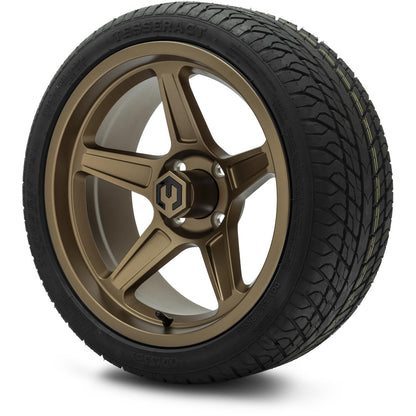 MODZ® 15" Drift Matte Bronze Wheels & Street Tires Combo (Arisun Cruze 215/35-15)