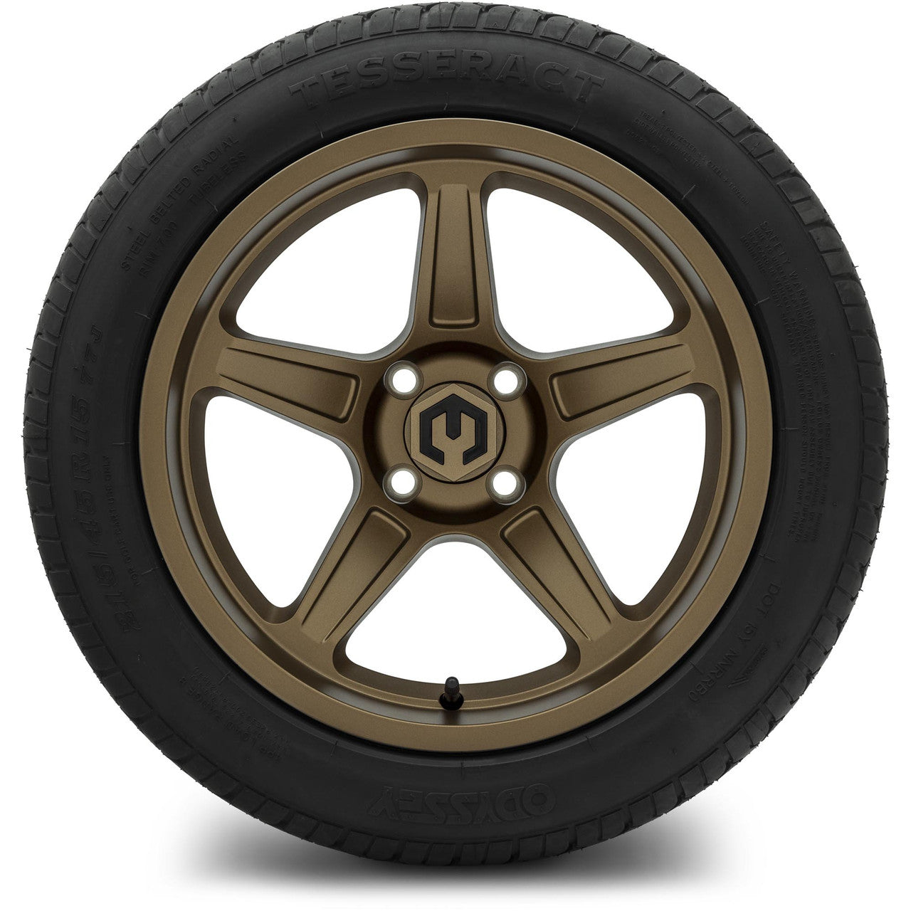 MODZ® 15" Drift Matte Bronze Wheels & Street Tires Combo (Arisun Cruze 215/35-15)