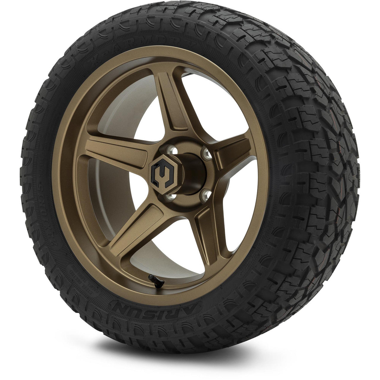MODZ® 15" Drift Matte Bronze Wheels & Off-Road Tires Combo (Arisun X-Trail All-Terrain 23x10-15)