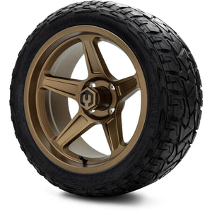 MODZ® 15" Drift Matte Bronze Wheels & Off-Road Tires Combo (Xcomp Gladiator Steel Belted Radial 23x10-15)