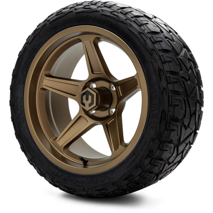 MODZ® 15" Drift Matte Bronze Wheels & Off-Road Tires Combo (Xcomp Gladiator Steel Belted Radial 23x10-15)