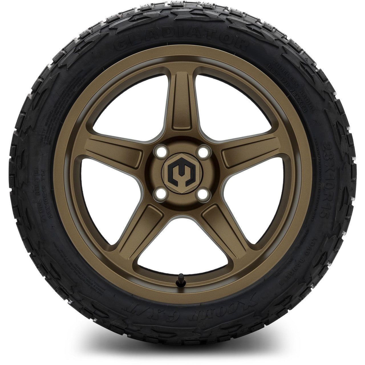 MODZ® 15" Drift Matte Bronze Wheels & Off-Road Tires Combo (Arisun X-Trail All-Terrain 23x10-15)