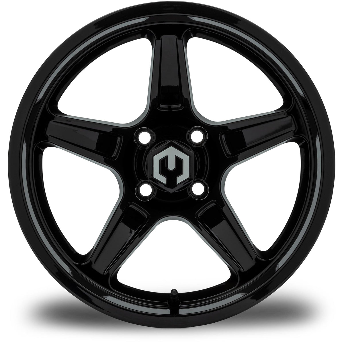 MODZ® 15" Drift Glossy Black Wheels & Off-Road Tires Combo (Arisun X-Trail All-Terrain 23x10-15)