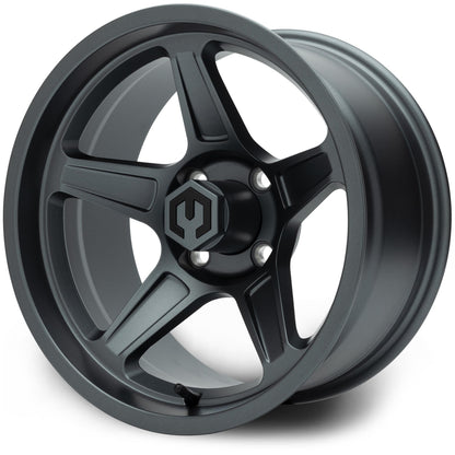 MODZ® 15" Drift Gunmetal Wheels & Off-Road Tires Combo (Arisun X-Trail All-Terrain 23x10-15)