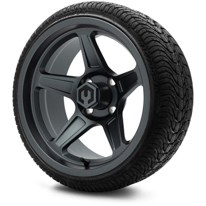 MODZ® 15" Drift Gunmetal Wheels & Street Tires Combo (Arisun Cruze 215/35-15)