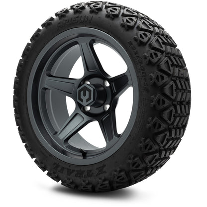MODZ® 15" Drift Gunmetal Wheels & Off-Road Tires Combo (Arisun X-Trail All-Terrain 23x10-15)