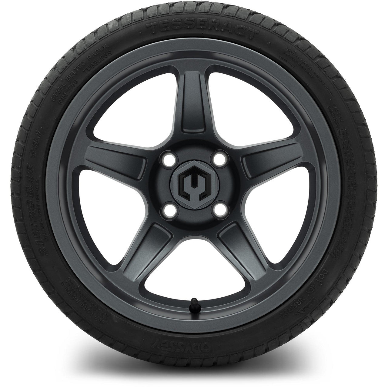 MODZ® 15" Drift Gunmetal Wheels & Street Tires Combo (Arisun Cruze 215/35-15)