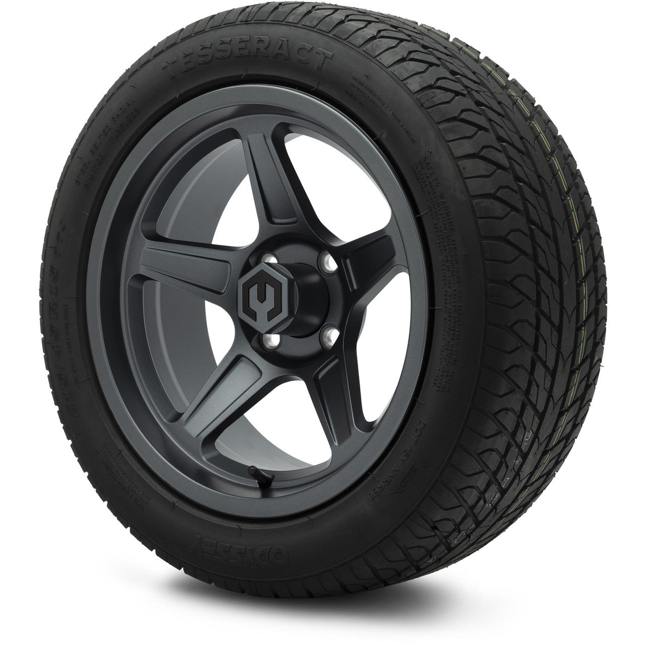MODZ® 15" Drift Gunmetal Wheels & Street Tires Combo (Arisun Cruze 215/35-15)