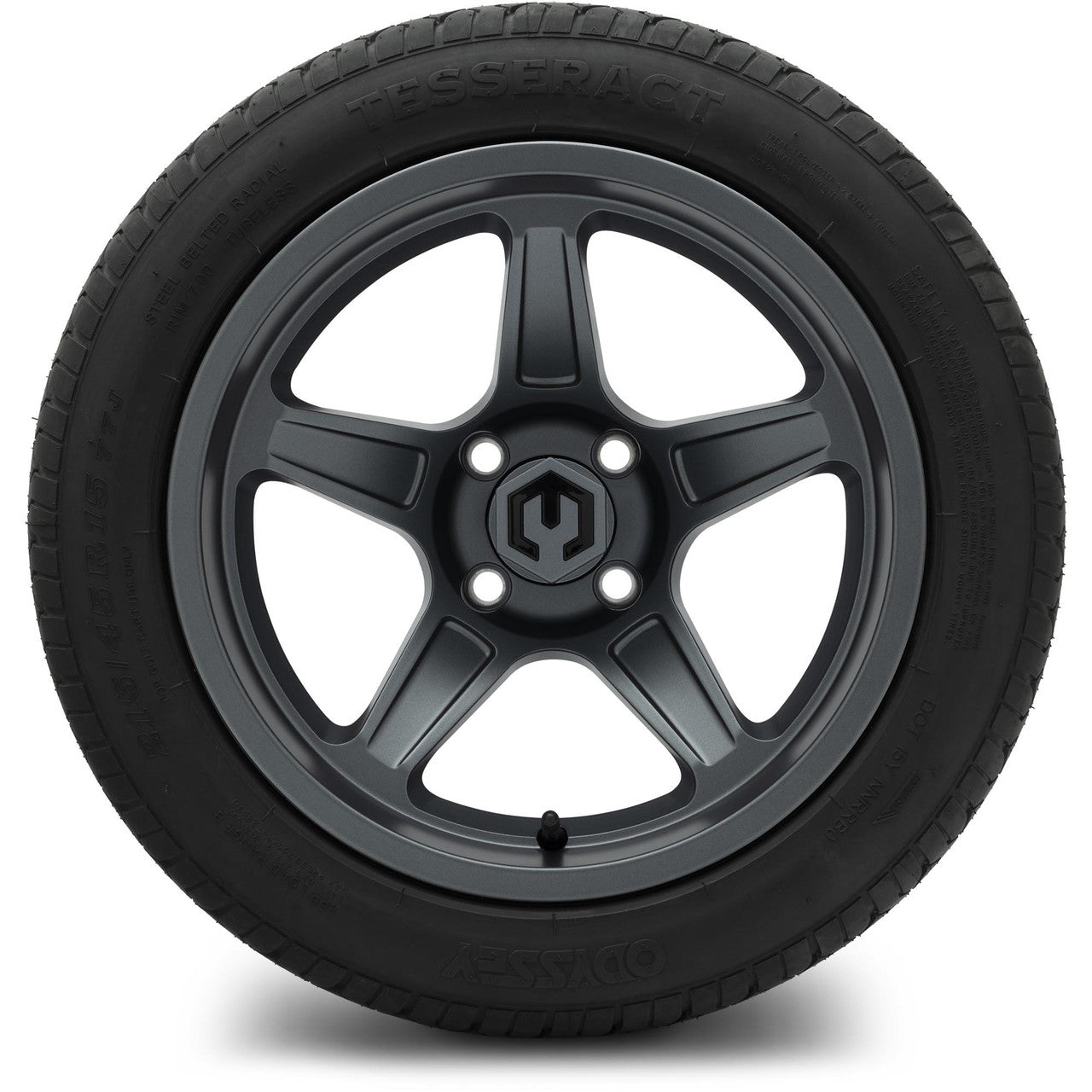 MODZ® 15" Drift Gunmetal Wheels & Street Tires Combo (Arisun Cruze 215/35-15)