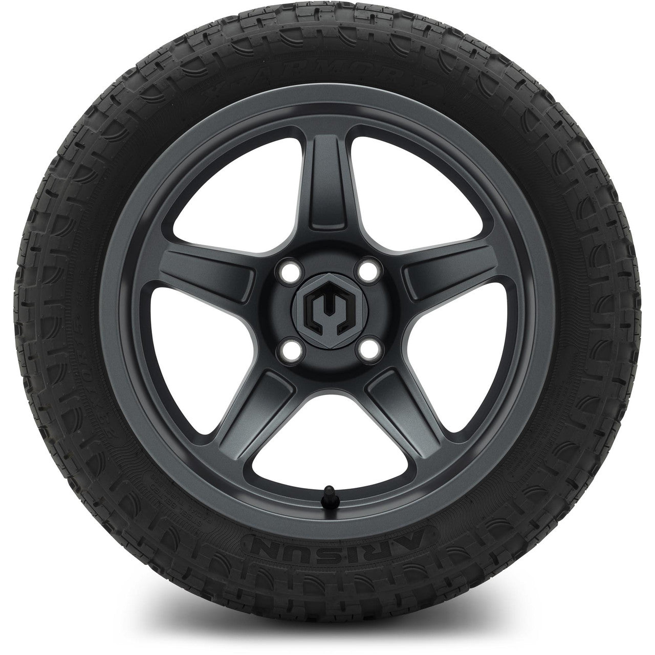 MODZ® 15" Drift Gunmetal Wheels & Off-Road Tires Combo (Xcomp Gladiator Steel Belted Radial 23x10-15)