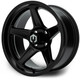 MODZ® 15" Drift Matte Black Wheels & Street Tires Combo (Arisun Cruze 215/35-15)