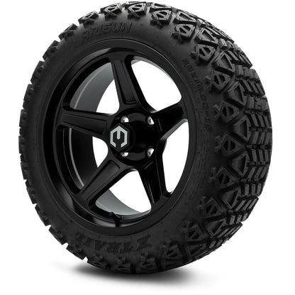 MODZ® 15" Drift Matte Black Wheels & Off-Road Tires Combo (Arisun X-Trail All-Terrain 23x10-15)