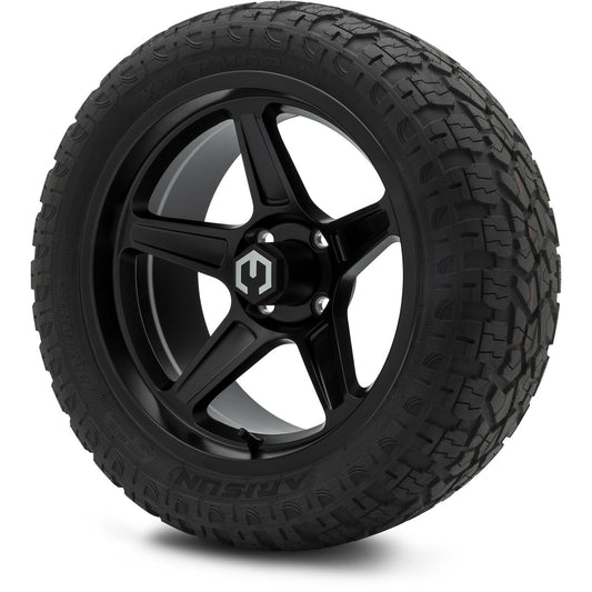 MODZ® 15" Drift Matte Black Wheels & Off-Road Tires Combo (Arisun X-Armory Steel Belted Radial 23x10-15)