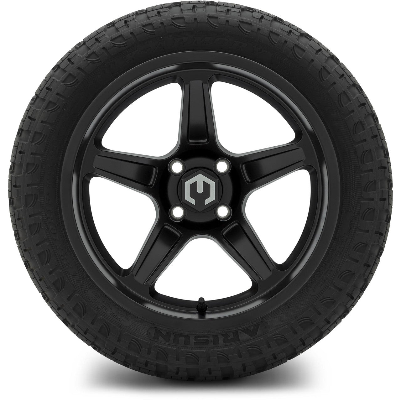 MODZ® 15" Drift Matte Black Wheels & Off-Road Tires Combo (Arisun X-Armory Steel Belted Radial 23x10-15)