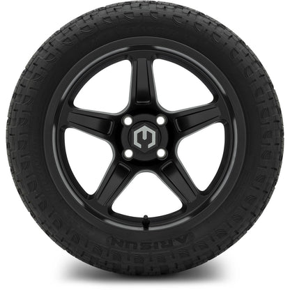 MODZ® 15" Drift Matte Black Wheels & Off-Road Tires Combo (Arisun X-Armory Steel Belted Radial 23x10-15)