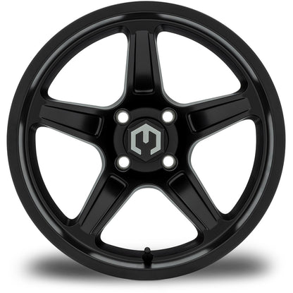 MODZ® 15" Drift Matte Black Wheels & Street Tires Combo (Arisun Cruze 215/35-15)