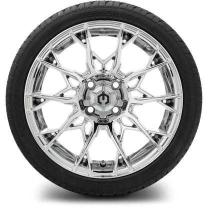 MODZ® 15" Chaos Chrome Wheels & Street Tires Combo (Arisun Cruze 215/35-15)