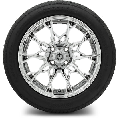 MODZ® 15" Chaos Chrome Wheels & Street Tires Combo (Arisun Cruze 215/35-15)