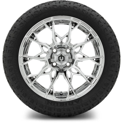 MODZ® 15" Chaos Chrome Wheels & Off-Road Tires Combo (Arisun X-Armory Steel Belted Radial 23x10-15)