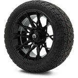 MODZ® 15" Chaos Glossy Black Wheels & Off-Road Tires Combo (Arisun X-Armory Steel Belted Radial 23x10-15)