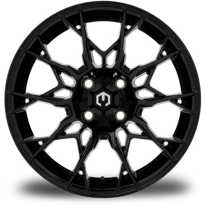 MODZ® 15" Chaos Glossy Black Wheels & Off-Road Tires Combo (Arisun X-Armory Steel Belted Radial 23x10-15)