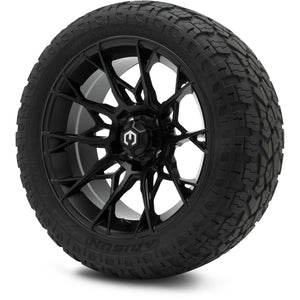 MODZ® 15" Chaos Matte Black Wheels & Off-Road Tires Combo (Arisun X-Armory Steel Belted Radial 23x10-15)