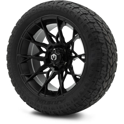MODZ® 15" Chaos Matte Black Wheels & Off-Road Tires Combo (Arisun X-Armory Steel Belted Radial 23x10-15)