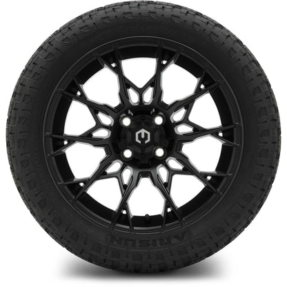 MODZ® 15" Chaos Matte Black Wheels & Off-Road Tires Combo (Arisun X-Armory Steel Belted Radial 23x10-15)