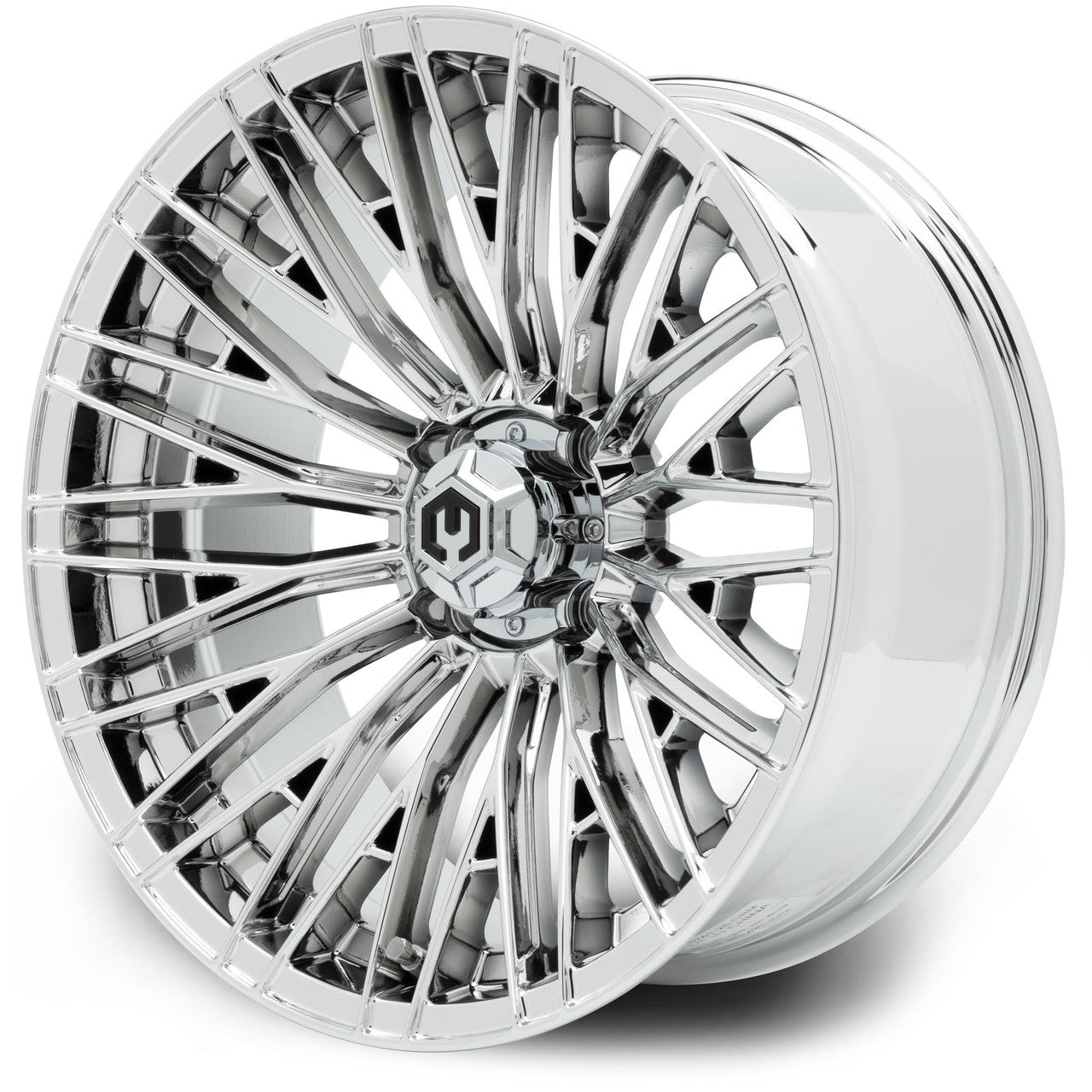 Reaper 16 inch MODZ golf cart wheel - Chrome