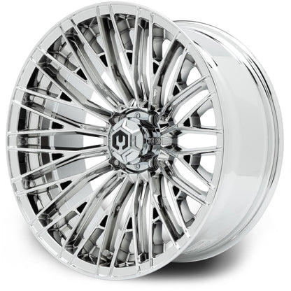 Reaper 16 inch MODZ golf cart wheel - Chrome