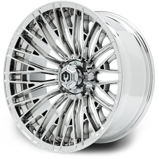 Reaper 16 inch MODZ golf cart wheel - Chrome