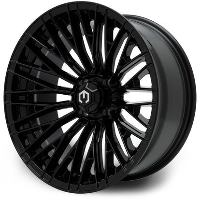 Reaper 16 inch MODZ golf cart wheel - Glossy Black