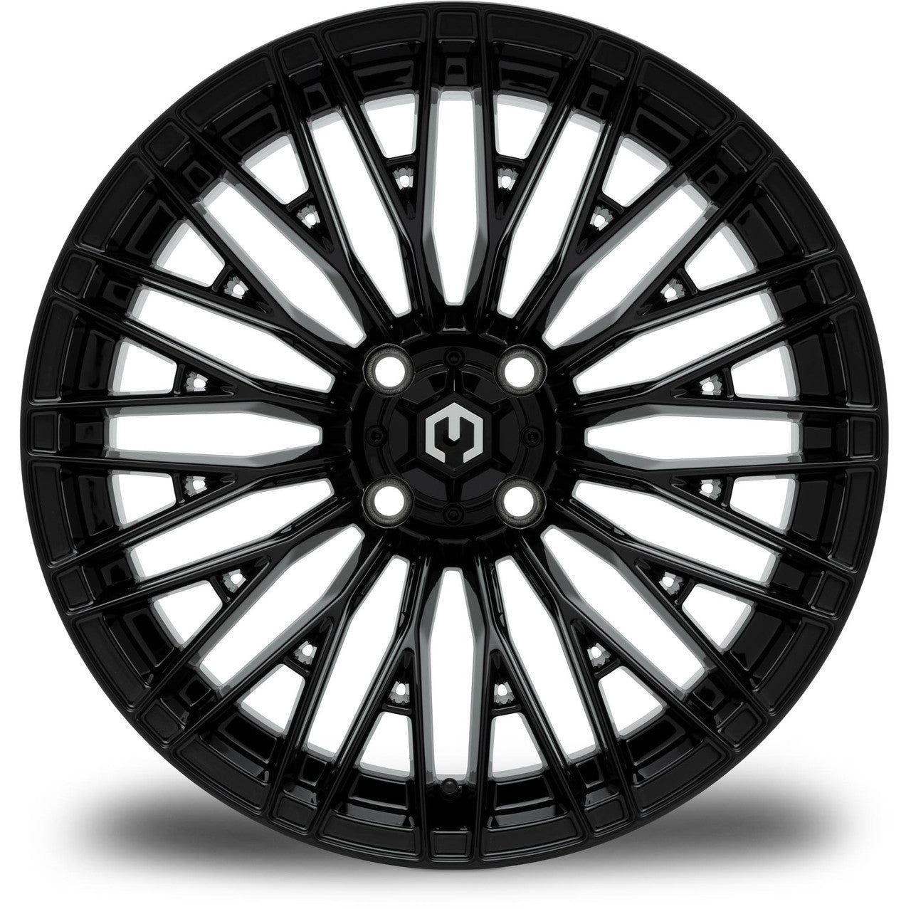 Reaper 16 inch MODZ golf cart wheel - Glossy Black
