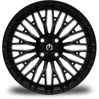 Reaper 16 inch MODZ golf cart wheel - Glossy Black