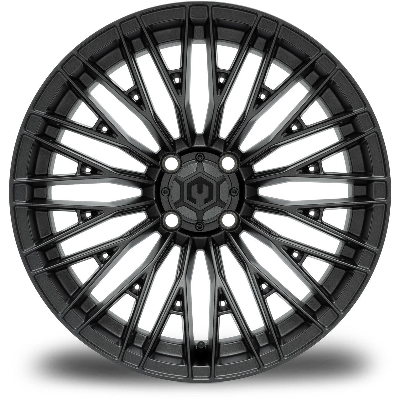 Reaper 16 inch MODZ golf cart wheel - Titanium Gunmetal
